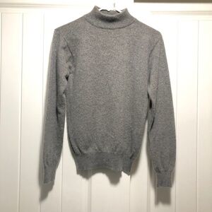 100% Cashmere Sweater Heather Gray